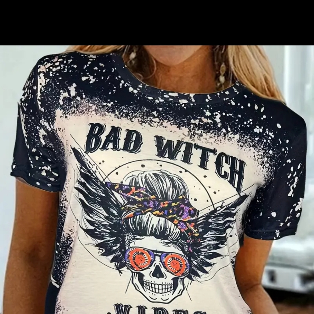 Brand new -Bad witch vibes short sleeve tee #fall
